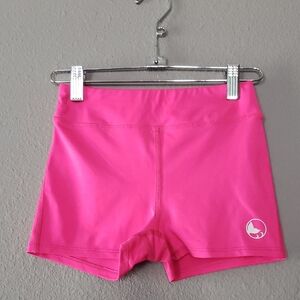 Reel Legends Girl's Swim Short - Hot Pink